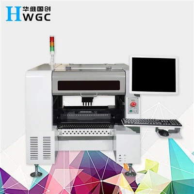 Máy chọn và đặt Khả năng chọn và đặt nhanh với tốc độ 7000 Cph cho 48 IC và BGA SMT HW-T4-44F/50F